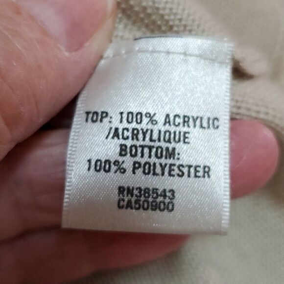 Van Heusen knit tunic,  Beige, medium. - Picture 8 of 9